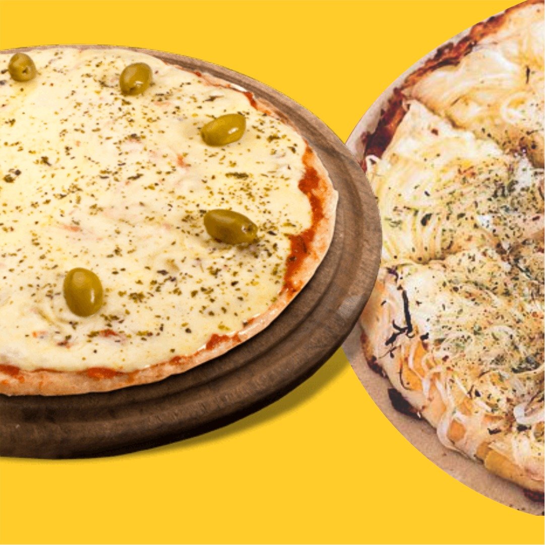 1 GRANDE DE MUZZARELLA + 1 GRANDE AMERICANA