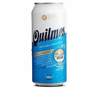 Quilmes Cristal, lata x 475 cc.