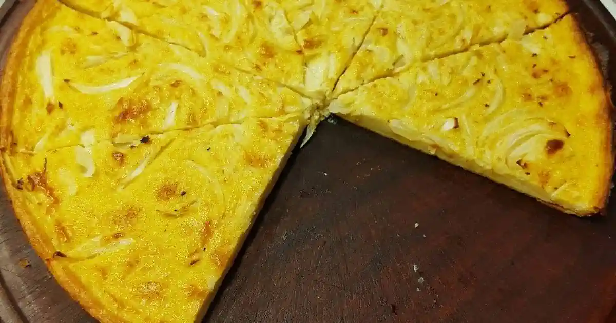 FAINA con muzzarella y cebolla (Fainazzeta)